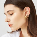 Bow Earrings Stud Women Fashion Jewellery Elegant Trendy Accessories Gift