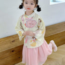 Girls Two-Piece Hanfu Clothing Set