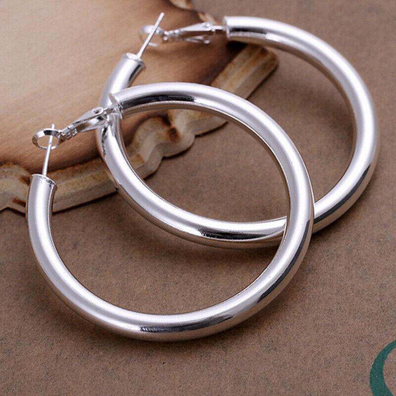 Classic Round Hoop Earrings