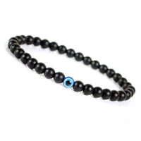 Turkish Black Greek Evil Eye Bracelet Cord