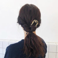 2Pcs U-Shape Hair Clips Stick Tortoise Shell Hairstyle Hair Pin Hair Accessories