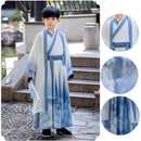 Boys' Light Blue Chinese Costume