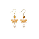 Butterfly Czech Bead Earrings Fashion Jewellery Women Elegant Trendy Gift