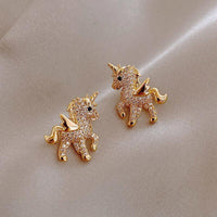 Silver Women Earrings Stud  Crystal Cubic Zircon Dangle Wedding Gift AU Stock