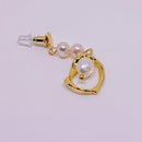 Long Natural Freshwater Pearl Earrings Elegant Women High-End Jewelry Gift