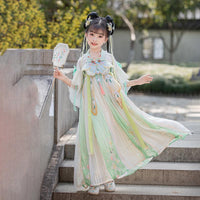 Beautiful Girls' Tang Dynasty Clothes Dress