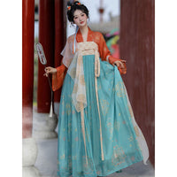 Tang Style Chest-length Skirt Ru New Style Hanfu Women's Summer