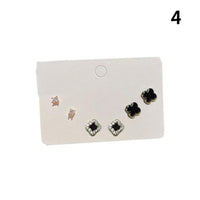 Compact Women Geometric Stud Earrings Fashion Jewellery Set Women Girls