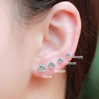 Imitation Diamond Stud Earrings