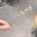 Pearl Flower Vine Hairpin Golden Chinese Style Bridal Hair Accessories