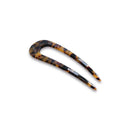 2Pcs U-Shape Hair Clips Stick Tortoise Shell Hairstyle Hair Pin Hair Accessories