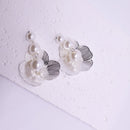 Floral Earring Hooks Mori Style Tie Earrings Fashion Jewelry for Women Girls