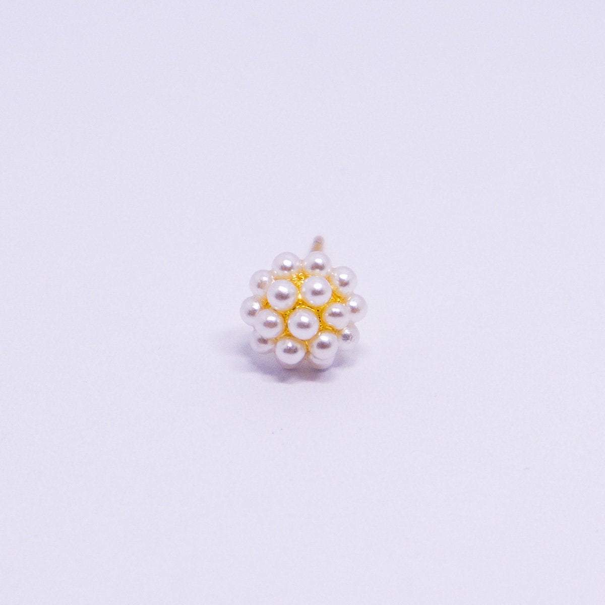 Elegant Simple Mini Pearl Stud Earrings for Girls Delicate Sweet Jewelry Gift