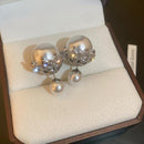 Pearl and Rhinestone Earrings