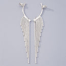 Rhinestone Tassel Earrings