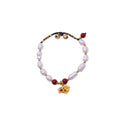 Aniaml Pearl Handmade Bracelet RedStone Sky Bead Fashion Round Bead Bracelet