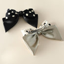 Polka Dot Bow Hair Clips