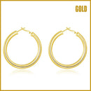 Classic Round Hoop Earrings