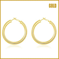 Classic Round Hoop Earrings