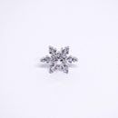 Zircon Snowflake Christmas Earrings Studs Winter Jewelry for Women and Girls