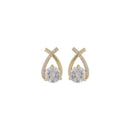 Teardrop Zircon Earrings