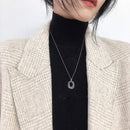 Retro Elegant Necklace Multi-layer Metal Chain Necklace Stacked Clavicle Chain