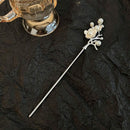 New Chinese Style Hanfu Headdress Imitation Pearl Plum Fringe Hairpin