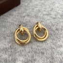 Simple Geometric Knot Earrings Fashion Jewelry for Women Elegant Accessories