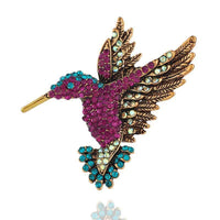 Vintage Hummingbird Brooch