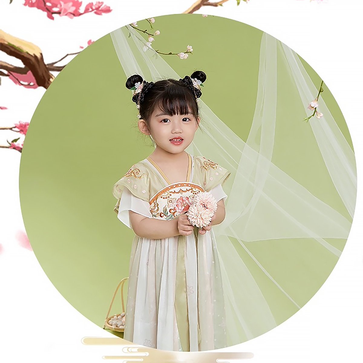 Girls Traditional Chinese Dress Hanfu