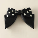 Polka Dot Bow Hair Clips