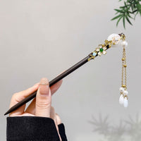 Traditional Chinese Style Moon Fringe Hairpin Women Hanfu Hair Accessories