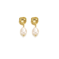 Elegant Baroque Earrings French Simple Fashion Jewelry for Women