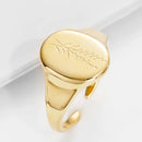 Simple Flower Ring Irregular Opening Adjustable Band Fashion Jewelry Women