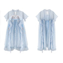 Girls Blue Hanfu Dress