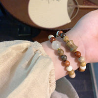 Elegant Wood Bracelet Crafted in New Chinese Style Sophisticated Accessory