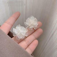 Elegant Flower Stud Earrings