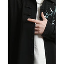 Chinese Bamboo Embroidery Shirt Mens Long Sleeve Jacket Spring Outerwear