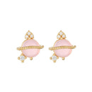 Pink Dainty Earrings