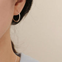 Classic Round Hoop Earrings