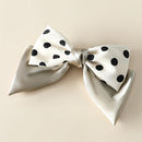 Polka Dot Bow Hair Clips