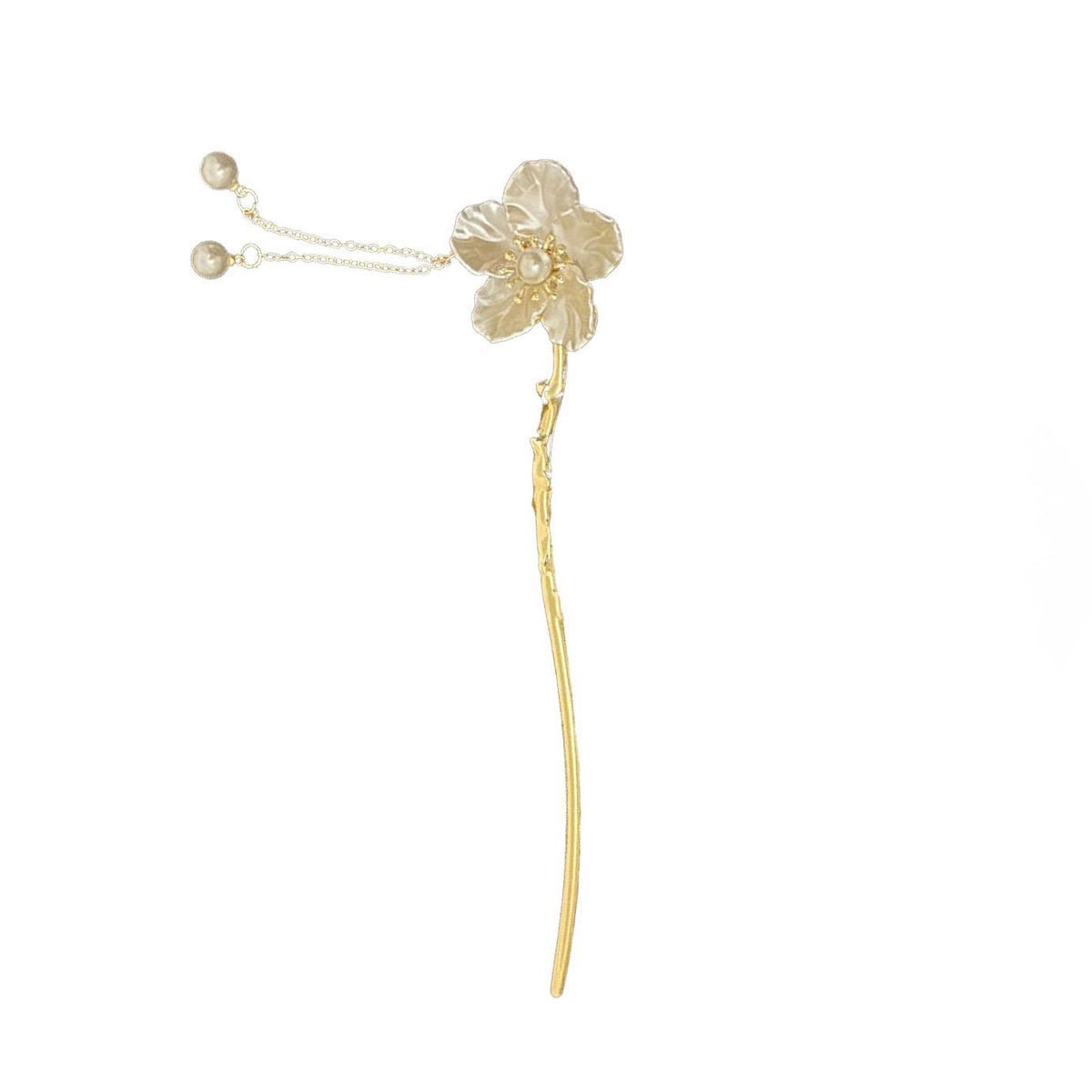 Shell Flower Fringe Hairpin Vintage Chinese Style Accessories Women Bridal