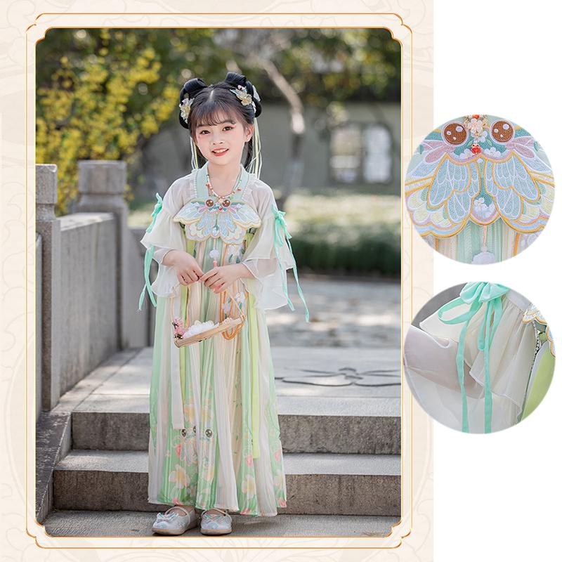 Beautiful Girls' Tang Dynasty Clothes Dress