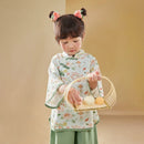 Girls Hanfu Two-Piece Set Traditional New Year Outfit