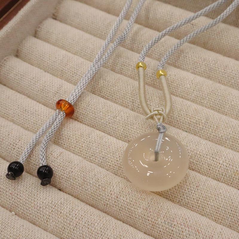 New Chinese Style Gourd Pendant Necklace Safe Buckle Fashion Jewelry Gift