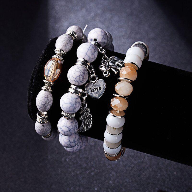 Bohemian Multilayer Beaded Bracelets