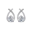 Teardrop Zircon Earrings