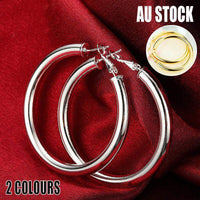 Classic Round Hoop Earrings