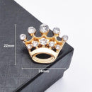 Small Crown Brooch Accessory Fashion Corsage Pin Jewelry Women Men Gift