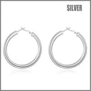 Classic Round Hoop Earrings